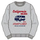 トヨタ ハイエース スウェットシャツ カリフォルニア M.グレー Lサイズ 2202TY02-35 JP店(2)