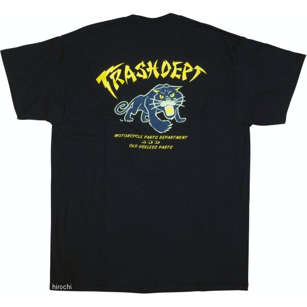 【メーカー在庫あり】 トラッシュデポ TRASHDEPT オリジナルTシャツ パンサー 黒 XLサイズ 029221-NF JP店