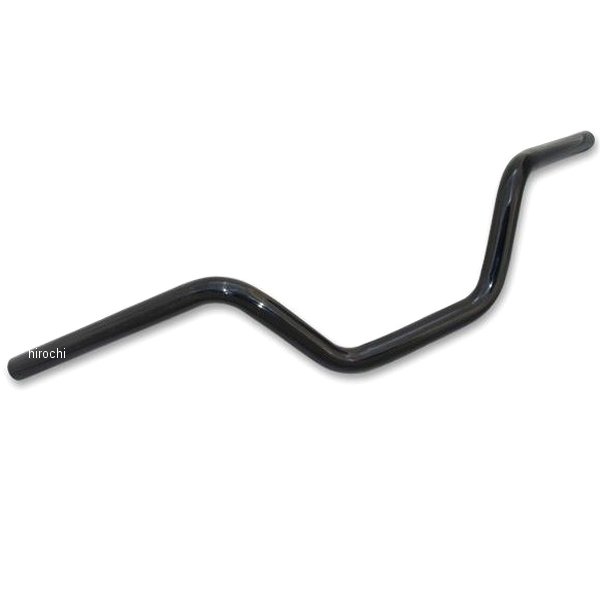 【メーカー在庫あり】 ガッツクローム 坂下ハンドル ミディアム ヘコミ無し 黒 KMC-013 JP店