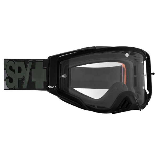 【メーカー在庫あり】 スパイ SPY モトクロスゴーグル FOUNDATION スピードウエイマットスモーク/ クリア 3200000000035 JP店