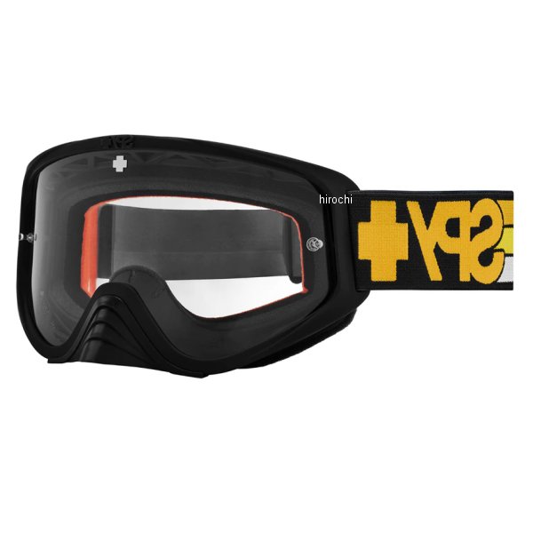 【メーカー在庫あり】 スパイ SPY モトクロスゴーグル WOOT MX スピードウエイマットブラック/クリア 3200000000041 JP店