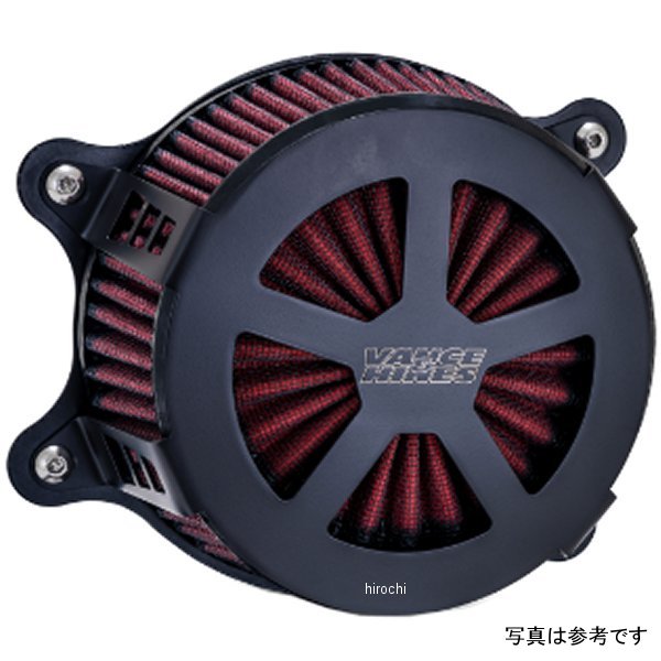 【メーカー在庫あり】 バンス＆ハインズ VO2 エアクリーナー Radiant V 08年-16年 ツーリング 黒 41460 JP店