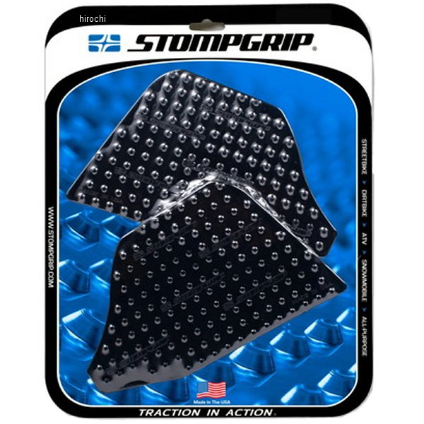 ストンプグリップ STOMPGRIP トラクションパッドタンクキット ボルケーノ 22年 ドゥカティ ムルティストラーダV4S 黒 55-10-0185B JP店