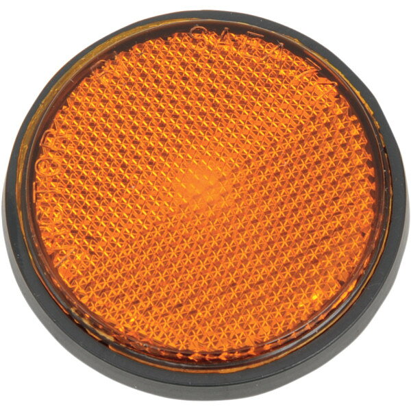 リフレクター 直径64mm 粘着 アンバー (1個売り)RR2A