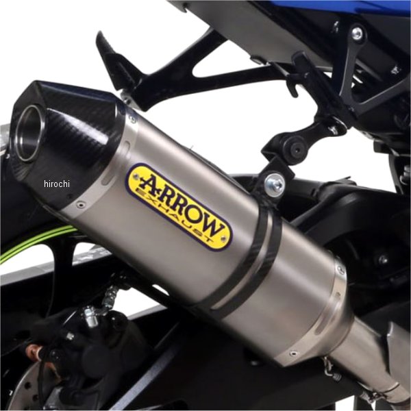 アロー ARROW スリップオンマフラー HOMOLOGATED RACE TECH 17年-22年 GSX-R1000R チタン/カーボンエンド 71855PK-R1000R JP店