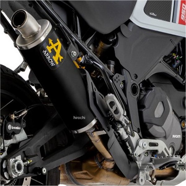 アロー ARROW スリップオンマフラー INDY RACE 22年 ドゥカティ デザートX950 アルミダーク/ステンエンド 72638AON JP店