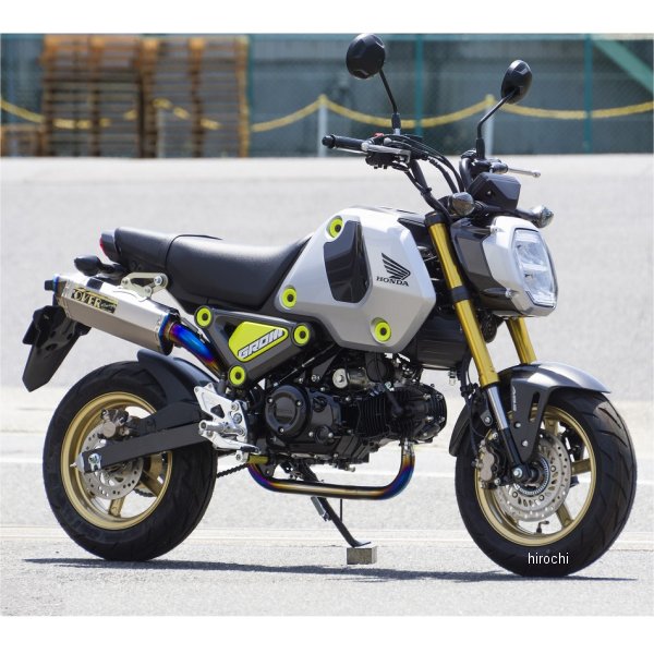 オーヴァー OVER フルエキゾースト TT-Formula RS アップタイプ 政府認証 21年以降 グロム フルチタン 16-223-07 JP店