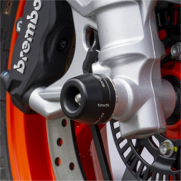 オーヴァー OVER フロントアクスルスライダー21年以降 APRILIA RS660・アルミ削り出し取り付けベース(アルマイト仕上げ)・取付用シャフト(M8xL330)&ナット付属・POMスライダーサイズ φ32-40x28mmOVER製のフロントアクスルスライダーは性能重視の設計に。 転倒時に足回りへのダメージを軽減し、保護することが可能です。 確かな安心感とOVERのロゴがワンポイントアクセントの効いた製品へと仕上げております。59-916-02楽天 JP店