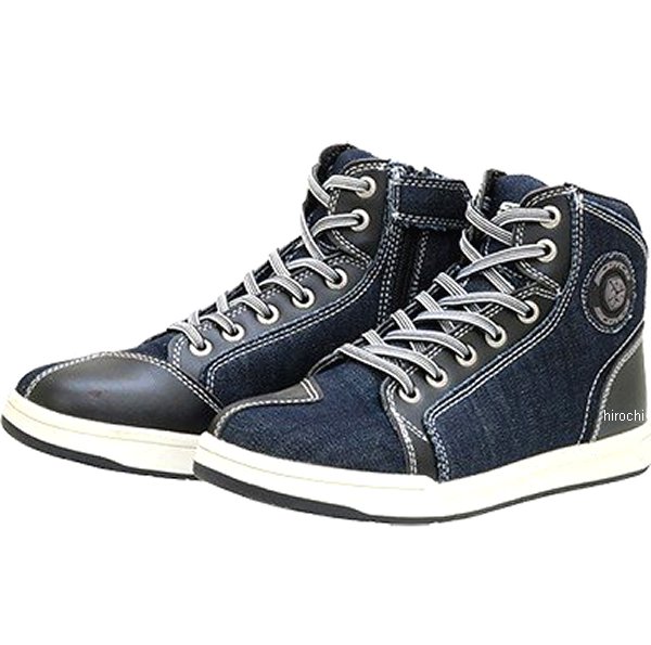 Boots - 【メーカー在庫あり】 MT016-2-DE-BL-38 スコイコ SCOYCO カジュアルライディングシューズ デニム/青 38サイズ(24.5cm) MT016-2-DE/BL-38 JP店