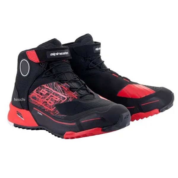 アルパインスターズ MM93 CR-X ドライスター ライディングシューズ 黒/ブライトレッド 9.5サイズ 2611921 JP店(2)