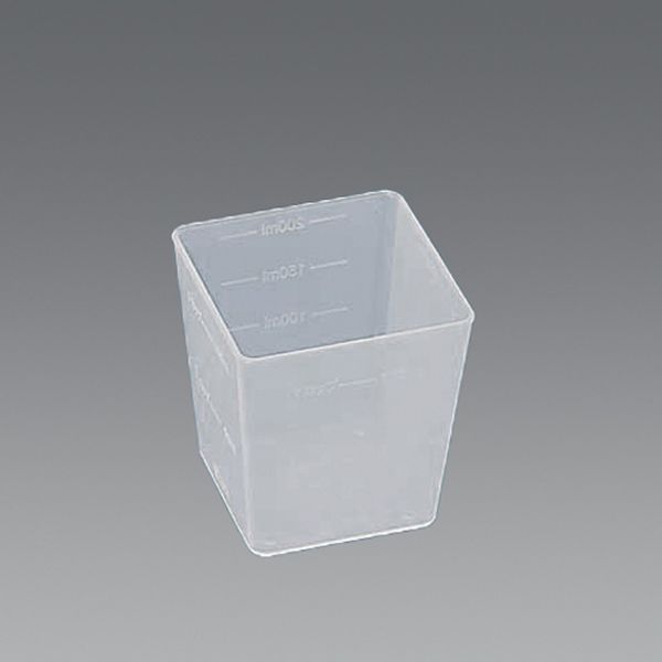 容量(ml)：200目盛単位：50ml、50g、85ml、90mlサイズ(mm)：66×66×72(H)材質：ポリプロピレン4面それぞれに異なる目盛単位が付いています。入数：1個000012346478楽天 JP店　