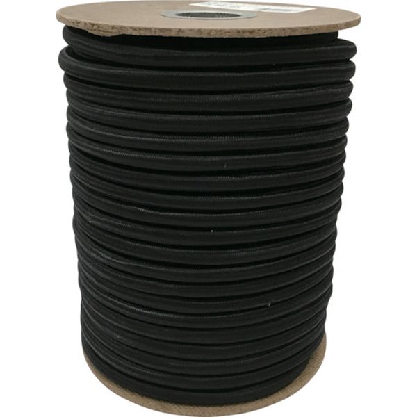 【メーカー在庫あり】 (株)ユタカメイク ユタカメイク ゴム タイトゴムロープボビン巻 9φ×30m ブラック..