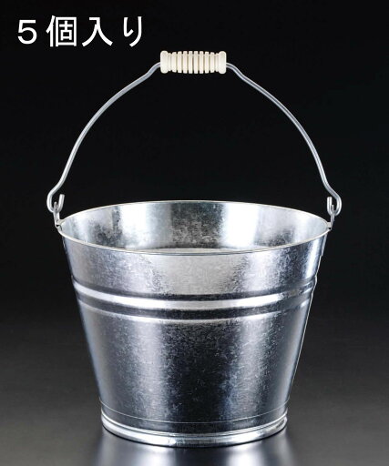 【メーカー在庫あり】 エスコ ESCO 5.0L バケツ スチール製/5個 000012094385 JP店 【メーカー在庫あり】 エスコ ESCO 5.0L バケツ スチール製/5個 000012094385 JP店