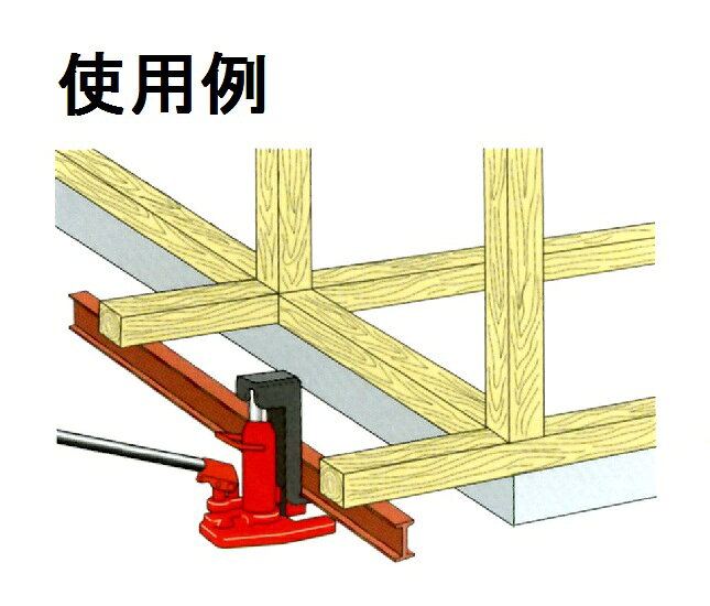 【メーカー在庫あり】 エスコ ESCO 2.0ton 爪付ジャッキ 長爪 000012245485 JP店