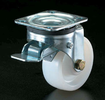 【メーカー在庫あり】 エスコ ESCO 150mm キャスター 自在金具・前輪ブレーキ付 000012067042 JP店