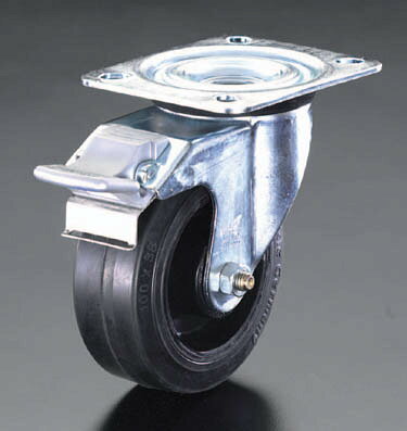 ●耐熱温度:-25-80°C●材質:金具:スチール、車輪:ソリッドラバー●仕様:自在後ブレーキ●車輪径×幅:100×38mm●耐荷重:150kg●全高:125mmローラーベアリング000012067067楽天 JP店　
