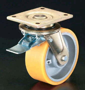 【メーカー在庫あり】 エスコ ESCO 250mm キャスター 自在金具・前輪ブレーキ付 000012025251 JP店