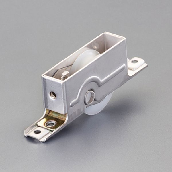 【メーカー在庫あり】 エスコ ESCO 30mm 戸車(丸型・ポリアセタール樹脂車・ステンレス枠) 000012346249 JP店
