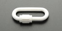 【メーカー在庫あり】 エスコ(ESCO) 6.0mm スクリュージョイント プラスチック製/白 000012009876 JP