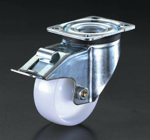 【メーカー在庫あり】 エスコ ESCO 150mm キャスター 自在金具・後輪ブレーキ付 000012067036 JP店