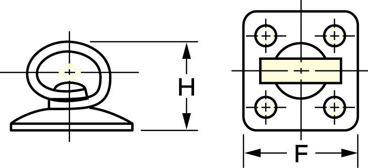【メーカー在庫あり】 エスコ(ESCO) 25mm 掛 金 スティール製 000012217862 JP