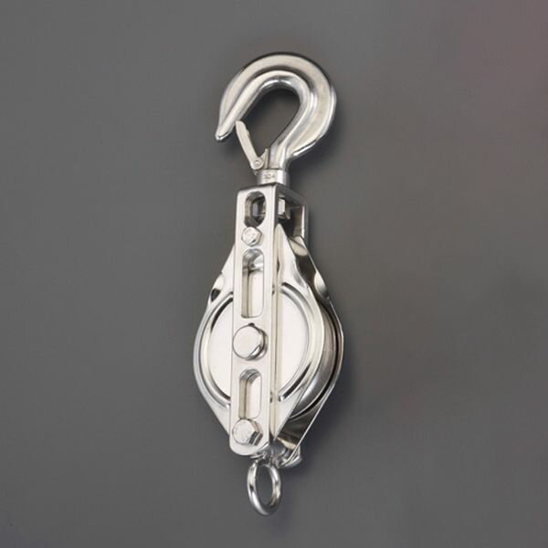 【メーカー在庫あり】 エスコ ESCO 100mm/ 1ton フック型滑車(ステンレス) 000012346353 JP店