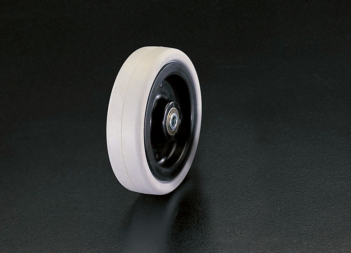 ●材質:タイヤ:ソリッドラバー、リム:ナイロン6●耐熱温度:-20-60°C●車輪径×幅:125×25mm●耐荷重:80kg●軸径:8mmボールベアリング000012065738楽天 JP店　
