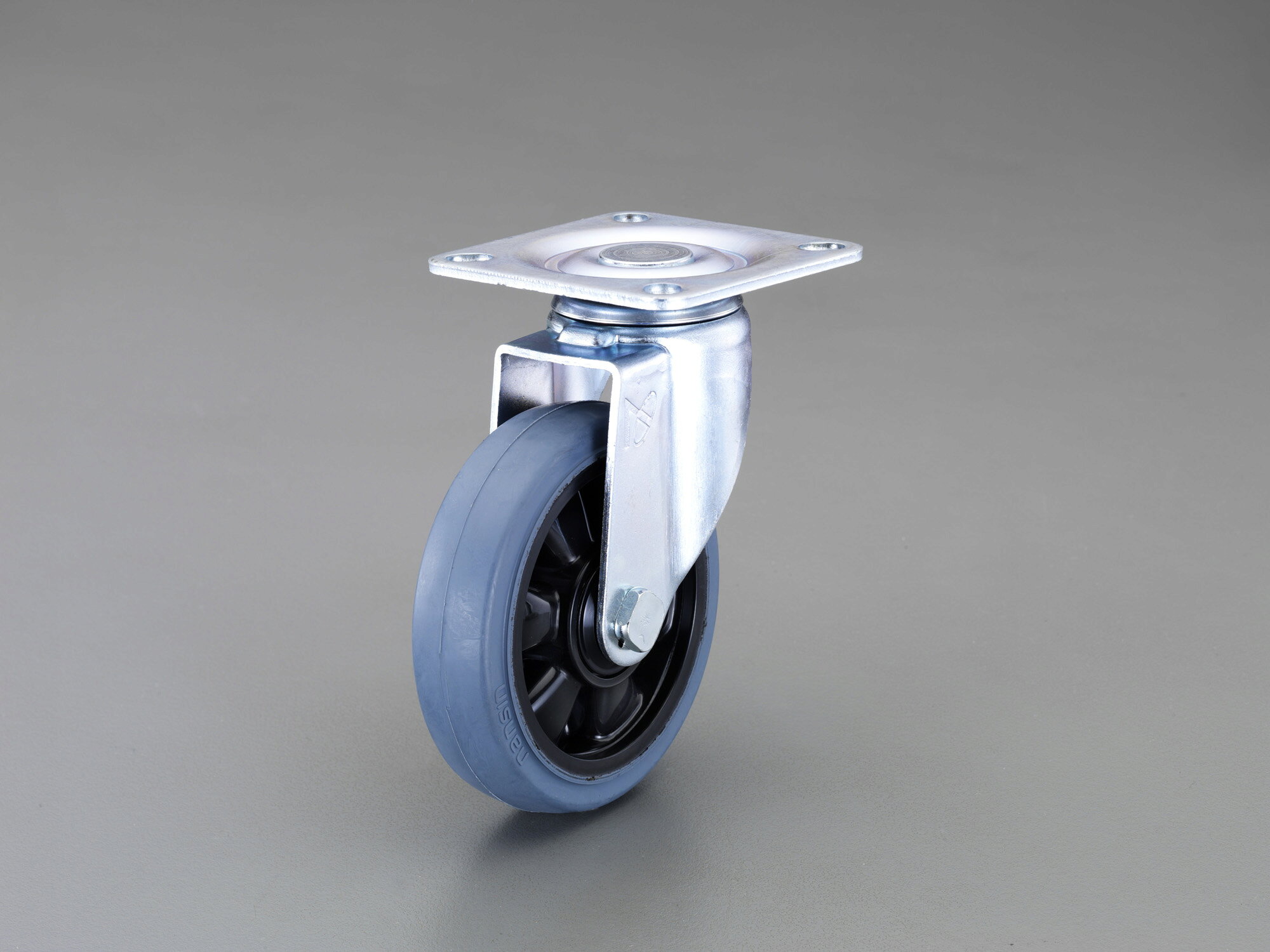 ●材質:金具:スチール(ユニクロームメッキ)、車輪:ゴム●車輪径×幅:150×32mm●耐荷重:110kg●全高:190mmベアリング入自在000012258190　