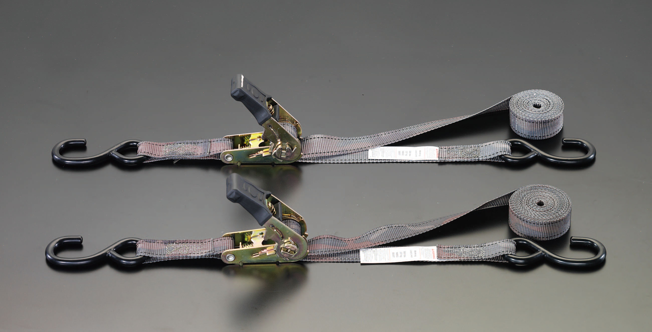 【メーカー在庫あり】 エスコ ESCO 25mmx3.6m ベルト荷締機 ラチェット式/カモー2...