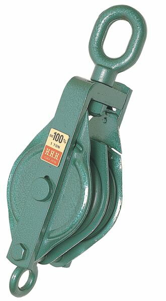 【メーカー在庫あり】 エスコ ESCO 75mm 強力型滑車(2車・オーフ) 000012346346 JP店