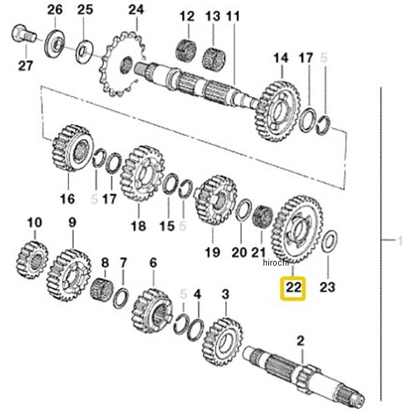 BMW純正 Gear wheel 1st gear 23007700149 JP店