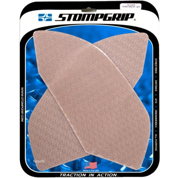 ストンプグリップ STOMPGRIP トラクションパッドタンクキット 09年-20年 RSV4R 11年-20年 TUONO V4R クリア 55-14-0075C JP店