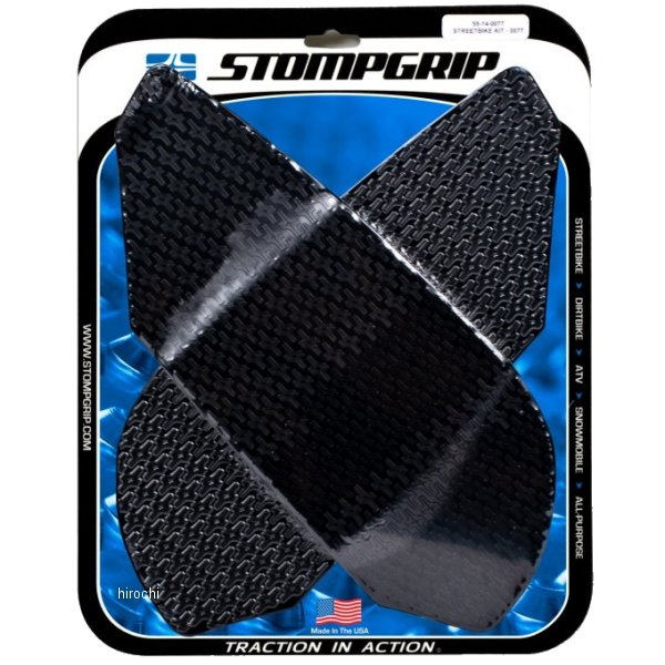 ストンプグリップ STOMPGRIP トラクションパッドタンクキット 06年-12年 DAYTONA675、08年-12年 675 STR 黒 55-14-0077B JP店