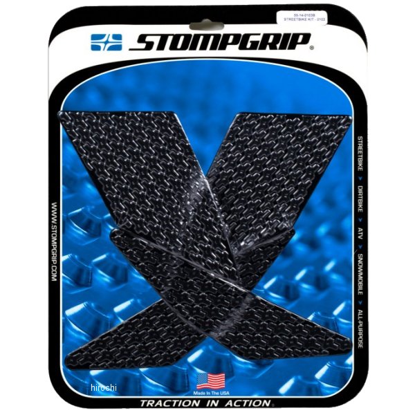 ストンプグリップ STOMPGRIP トラクションパッドタンクキット15年-16年 ヤマハ FJ0915年-16年 ヤマハ MT09TRACERカラー:ブラック【仕様説明】レーシングスーツやレザーパンツはもちろん、オフロードウエアやジーンズであってもトラクションを発揮。衰えることがないグリップ力と抜群のトラクション性能により、加速・減速・コーナリング時にしっかりとライダーをサポート。車体ホールドに必要な力を大幅に軽減し、疲労軽減にも大きく貢献します。55-14-0103B楽天 JP店