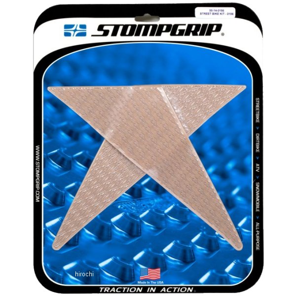 ストンプグリップ STOMPGRIP トラクションパッドタンクキット 18年-22年 ゴールドウィング/ツアー クリア 55-14-0156C JP店