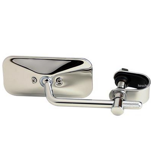 【メーカー在庫あり】 GOODS グッズ スクエアミラー クランプタイプ クローム 20-34812 JP店