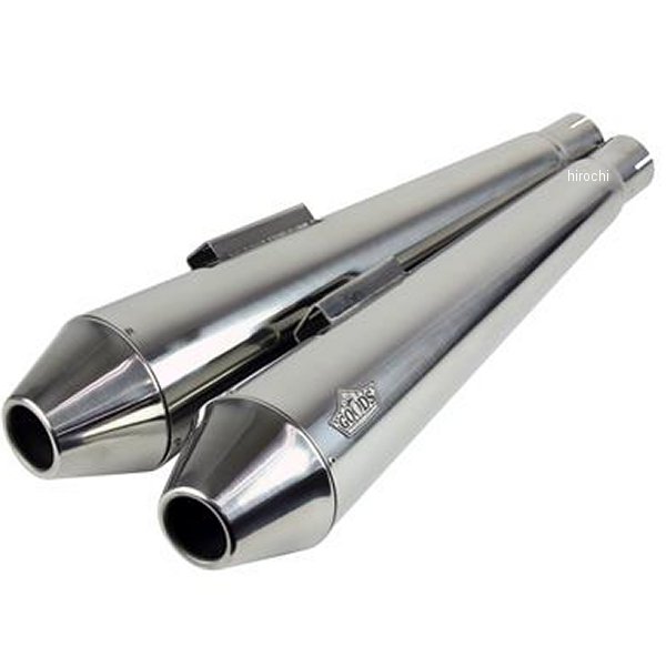GOODS グッズ TAPERED CONE スリップオンマフラー 09年-15年 トライアンフ ボンネビル、ボンネビルSE G4-00135 JP店