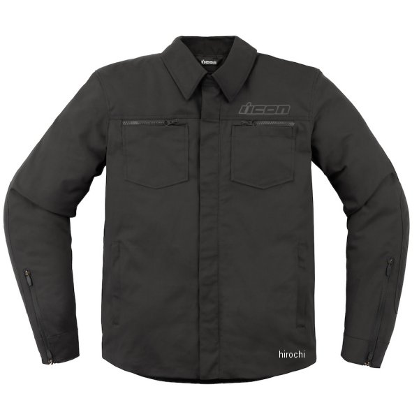 アイコン ICON 春夏モデル ジャケット UPSTATE CANVAS 黒 Sサイズ 2820-6235 JP店
