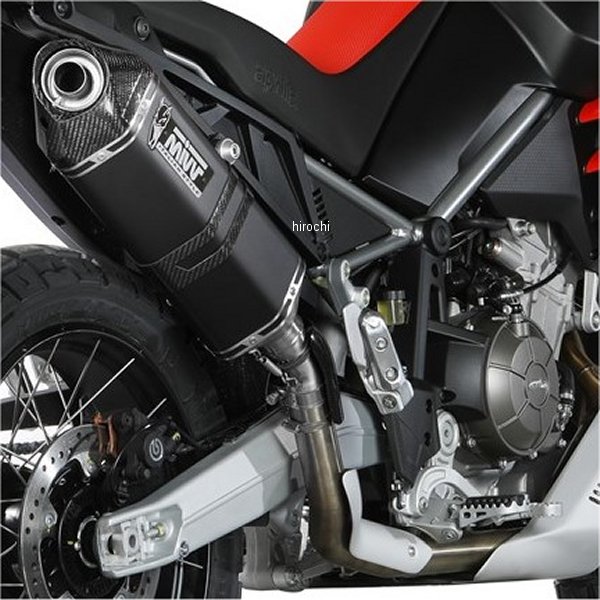 ミヴ Mivv スリップオンマフラー SPEED EDGE BLACK 22年 Tuareg660 ステンレス ブラック A.017.LRB JP店