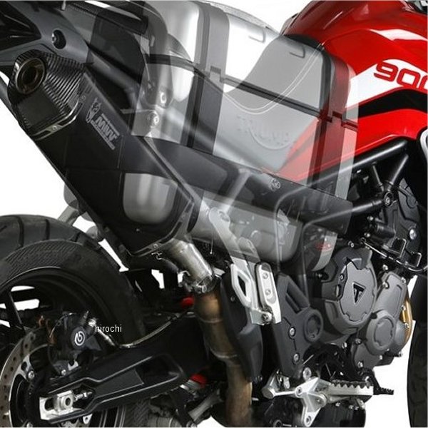 ミヴ Mivv スリップオンマフラー SPEED EDGE BLACK 21年-22年 Tiger900GT ステンブラック T.018.LRB JP店