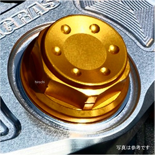 アグラス AGRAS トップブリッジセンターナット M24×P1.0 ゴールド 346-024-100G JP店