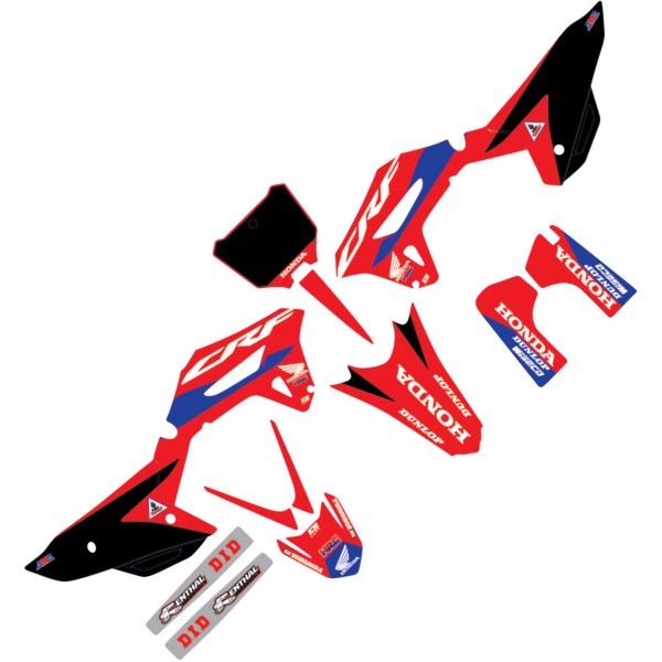 D'COR VISUALS HRCグラフィックキット 22年 CRF250RX 黒/赤/白/青 4302-6747 JP店