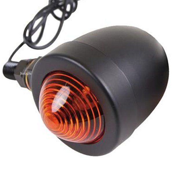 【メーカー在庫あり】 GOODS グッズ スモールバレットウインカー 黒/アンバーレンズ 61-73120 JP店