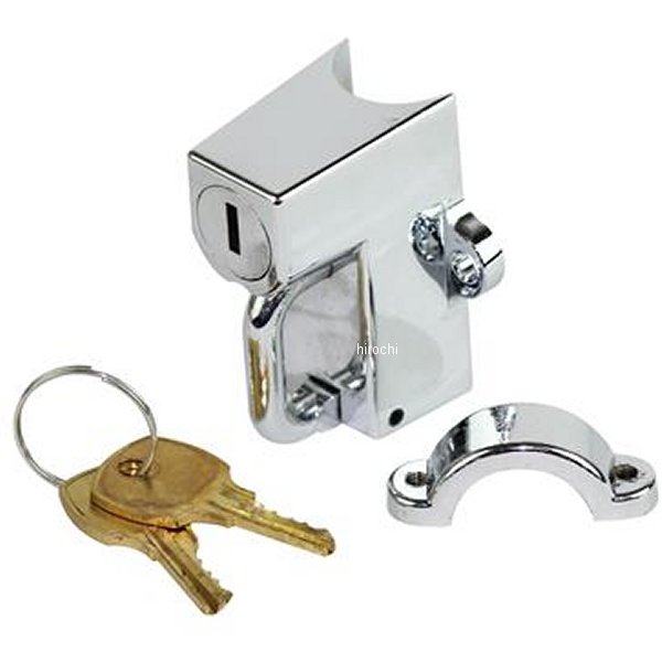 【メーカー在庫あり】 GOODS グッズ ヘルメットホルダー φ22.2mm クローム G5-00313 JP店