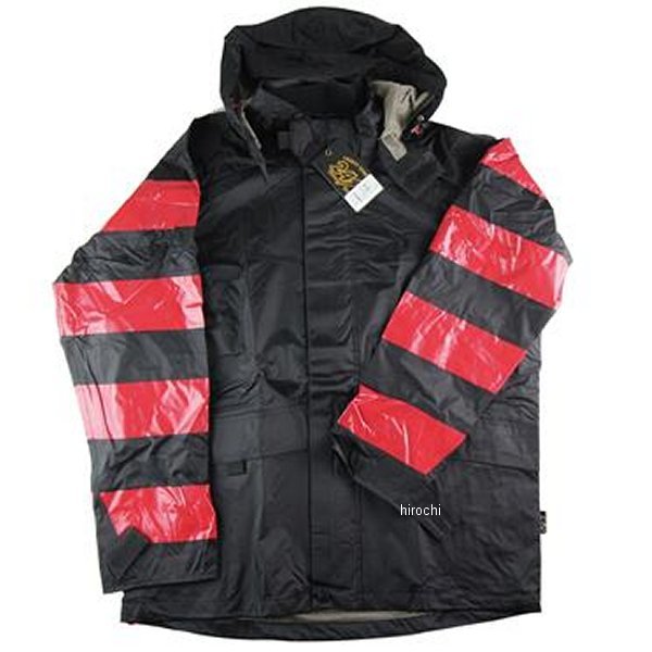 GOODS グッズ PRISON RAIN SUIT 防水レインスーツ Mサイズ 赤 GA-0021 ...