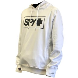 【メーカー在庫あり】 スパイ SPY フーディー 撥水 SPY BOX IN BOX 白/黒 Lサイズ 4582608250736 JP店