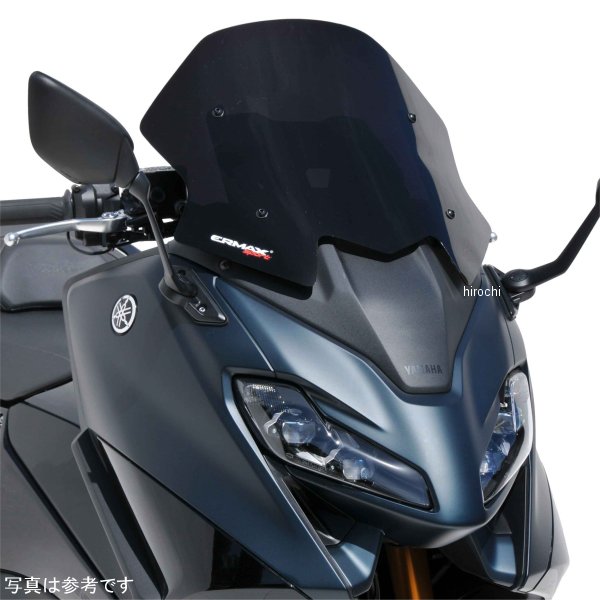 0302Z01-XX アルマックス ERMAX スポーツスクリーン 40.5cm 22年 TMAX560 サテンブラック 0302Z01-47 JP店