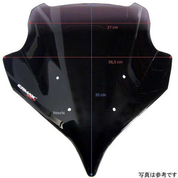 0302Z02-XX アルマックス ERMAX スポーツスクリーン 35cm 22年 MT-10 クリア 0302Z02-01 JP店