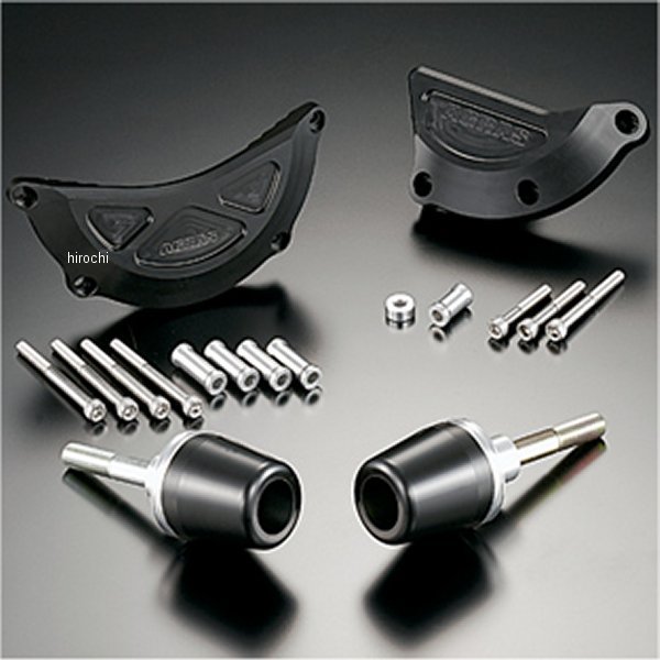 アグラス AGRAS レーシングスライダー 4点セットB ロゴ無し 07年-08年 CBR600RR 黒 342-171-012B JP店