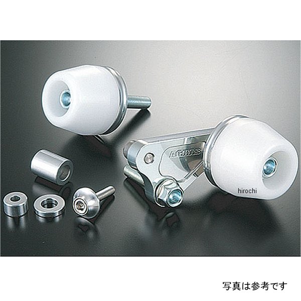 アグラス AGRAS レーシングスライダー フレーム ロゴ有り 03年-05年 YZF-R6 白 342-262-000X JP店